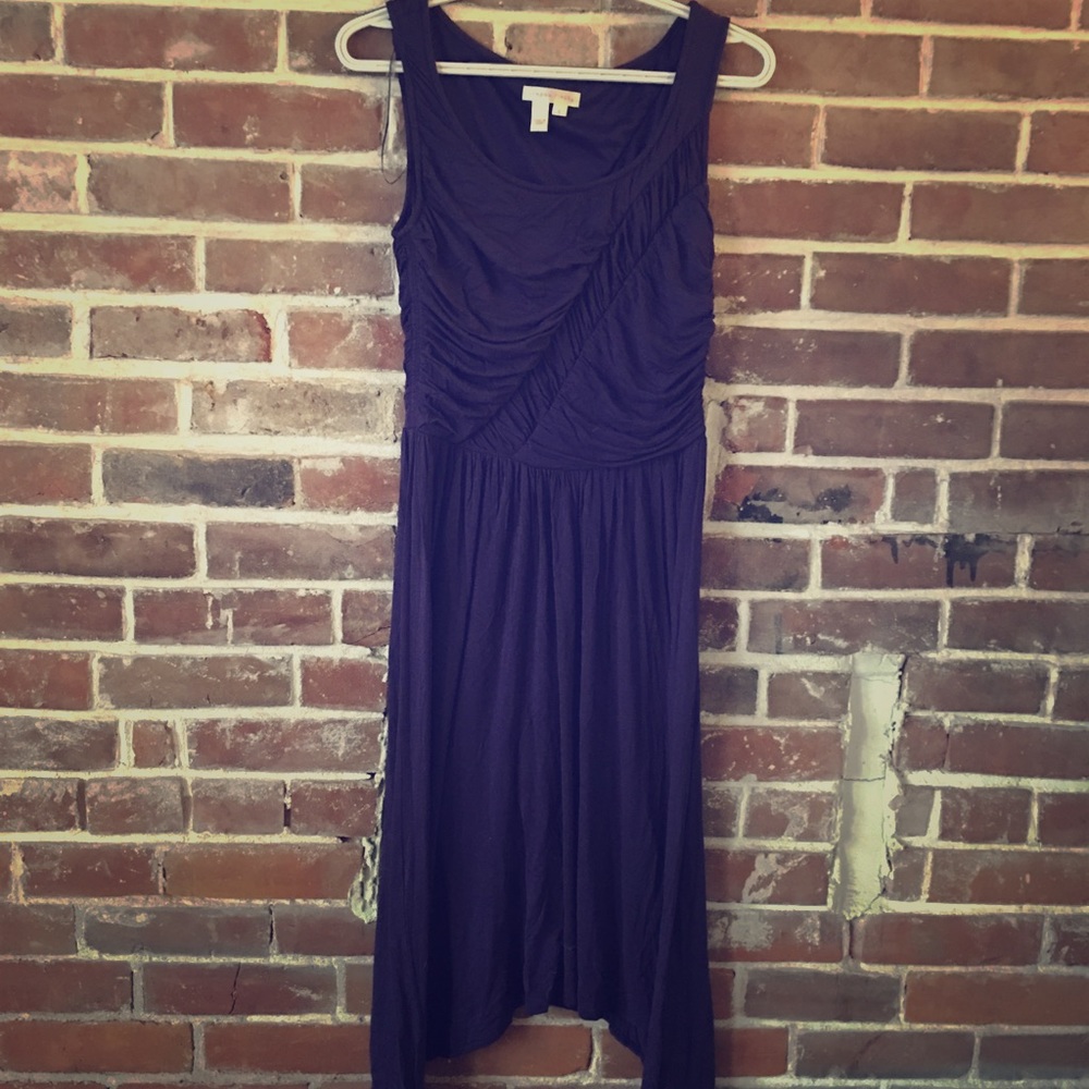 London Times purple sleeveless dress